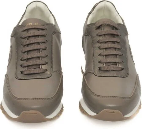 Beige Cowhide Women Women's Sneaker - Image 2