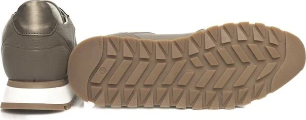Beige Cowhide Women Women's Sneaker - Image 4