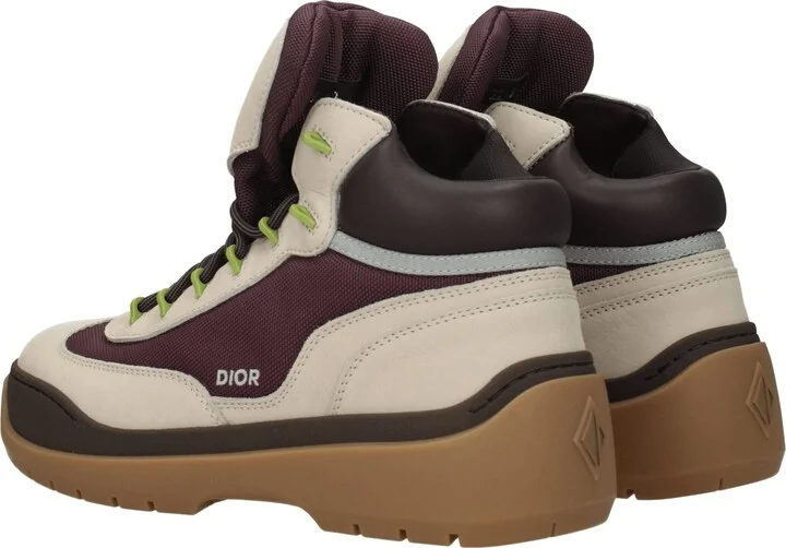 Beige Leather Ankle Men's Boots - Image 4