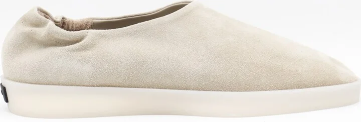 Beige Leather Loafers