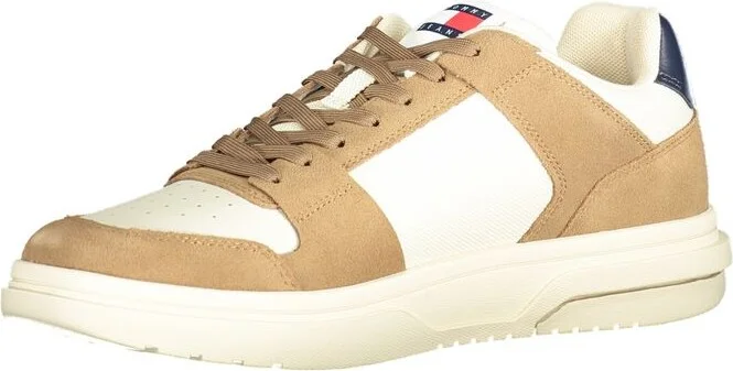 Beige Leather Men Men's Sneaker - Image 3