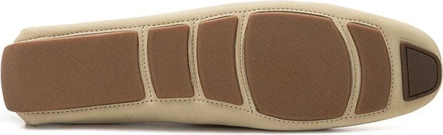 Beige Leather Men's Moccassin - Image 5