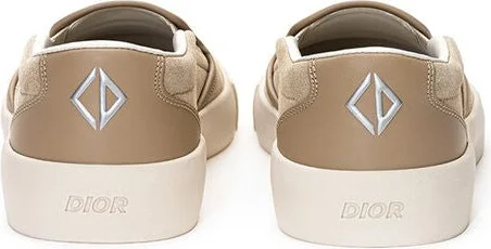 Beige Leather Men's Sneaker - Image 3