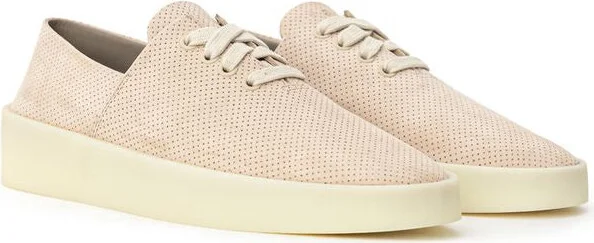 Beige Leather Men's Sneaker - Image 2