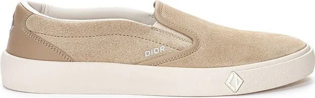 Beige Leather Men's Sneaker