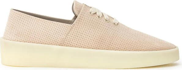 Beige Leather Men's Sneaker