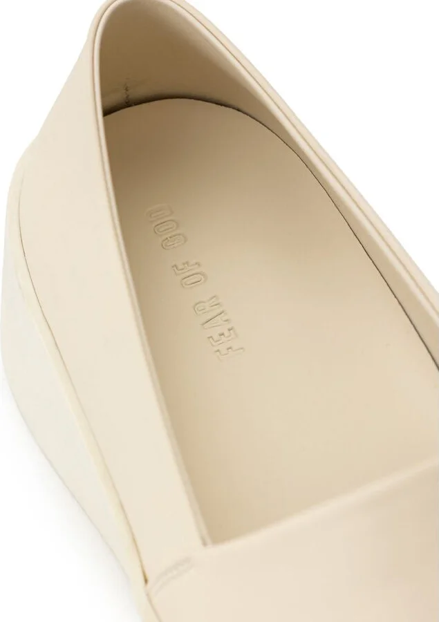 Beige Leather Slip-On Men's Loafer - Image 5