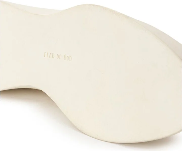 Beige Leather Slip-On Men's Loafer - Image 6