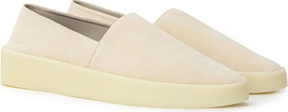 Beige Leather Slip-On Men's Loafer - Image 3
