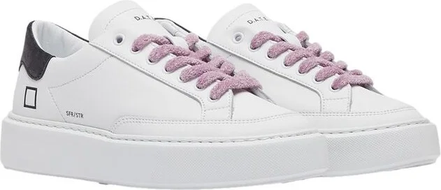 Beige Leather Women's Sneaker - Image 2