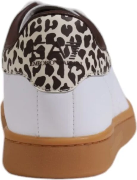 Beige Leather Women's Sneaker - Image 4