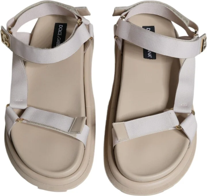 Beige Nappa Devotion Strap Men Sandals Men's Shoes - Image 3