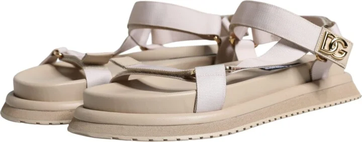 Beige Nappa Devotion Strap Men Sandals Men's Shoes - Image 4