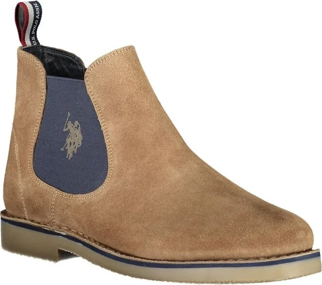 Beige Polyester Men's Boot - Image 2