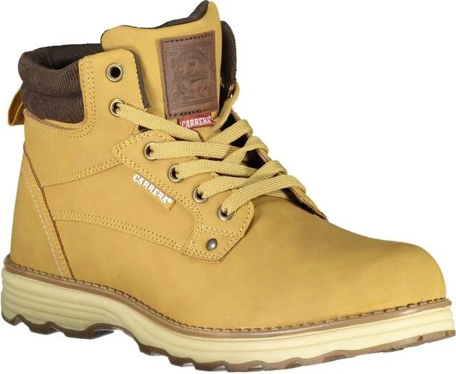 Beige Polyester Men's Boot - Image 2