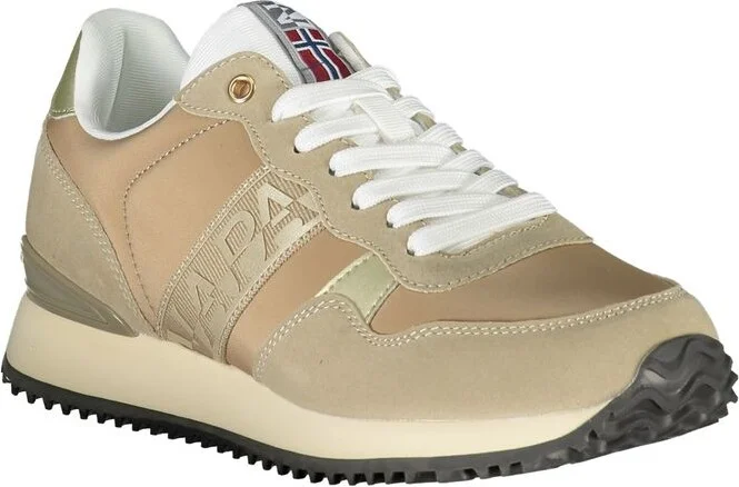 Beige Polyester Women's Sneaker - Image 2