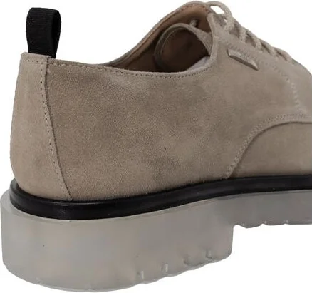 Beige Polyethylene Oxfords And Men's Derby - Image 4