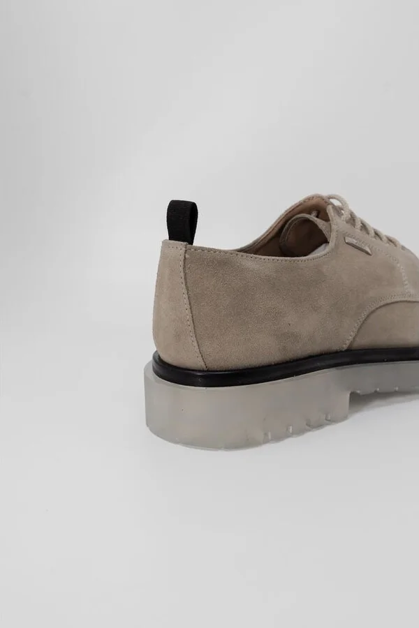 Beige Polyethylene Oxfords And Men's Derby - Image 5