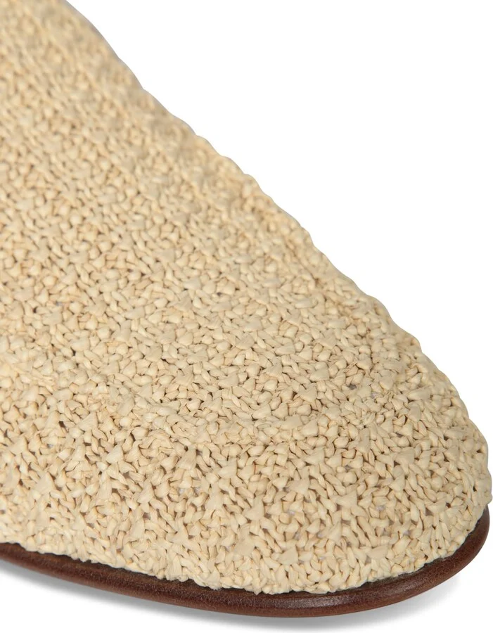 Beige Raffia Loafer - Image 4