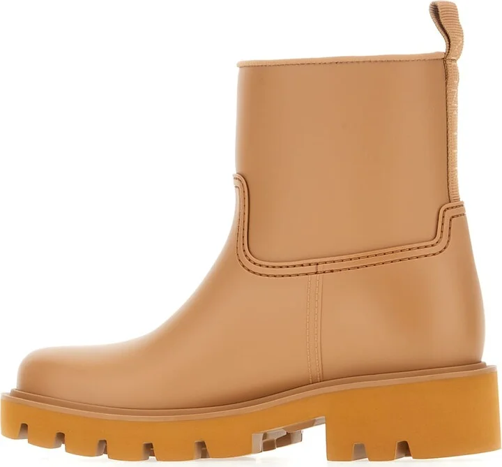 Beige Rubber Kickstream Ankle Boots - Image 3