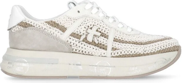 Beige Sneakers For Woman
