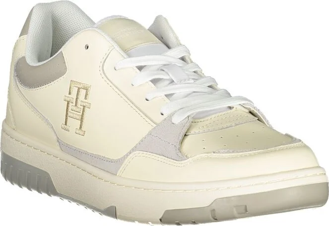 Beige Sports Sneakers with Unique Men's Embroidery - Image 2