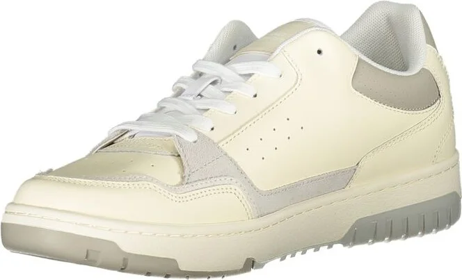 Beige Sports Sneakers with Unique Men's Embroidery - Image 3