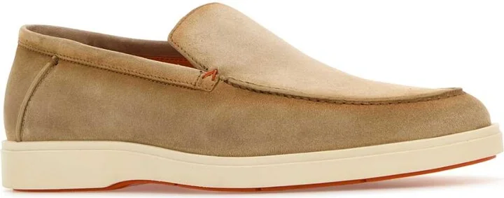 Beige Suede Botanist Loafers - Image 2