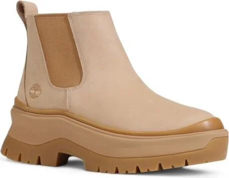 Beige Suede Leather Women's Ankle - Image 3