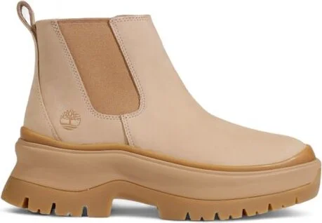 Beige Suede Leather Women's Ankle