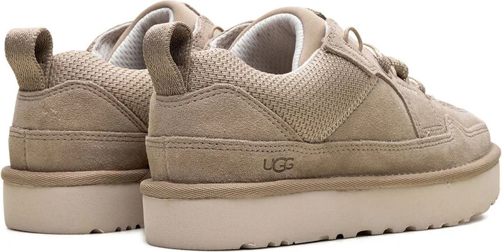Beige Suede Lo Lowmel Trainer - Image 3