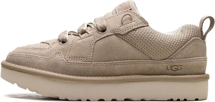 Beige Suede Lo Lowmel Trainer - Image 5