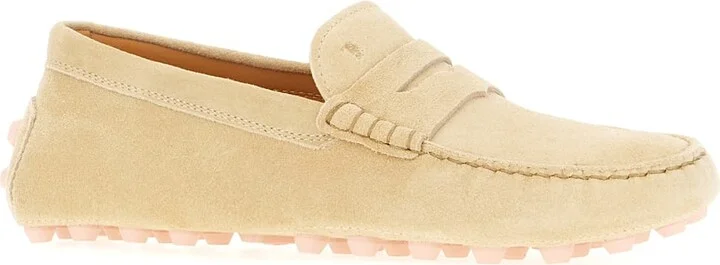 Beige Suede Loafers - Image 2