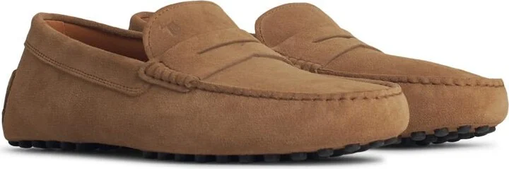 Beige Suede Loafers - Image 2