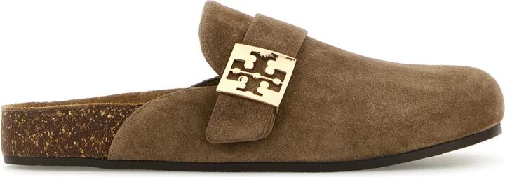 Beige Suede Mellow Slippers