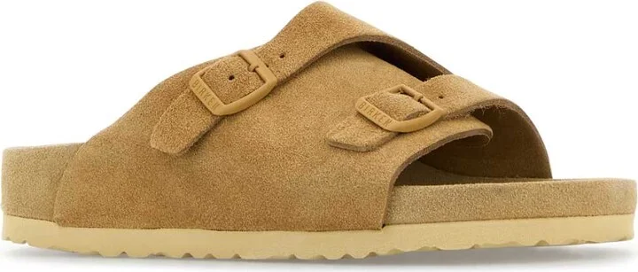 Beige Suede Zã¼rich Slippers - Image 2
