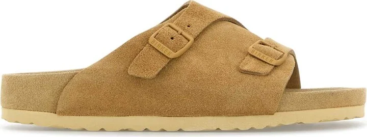 Beige Suede Zã¼rich Slippers