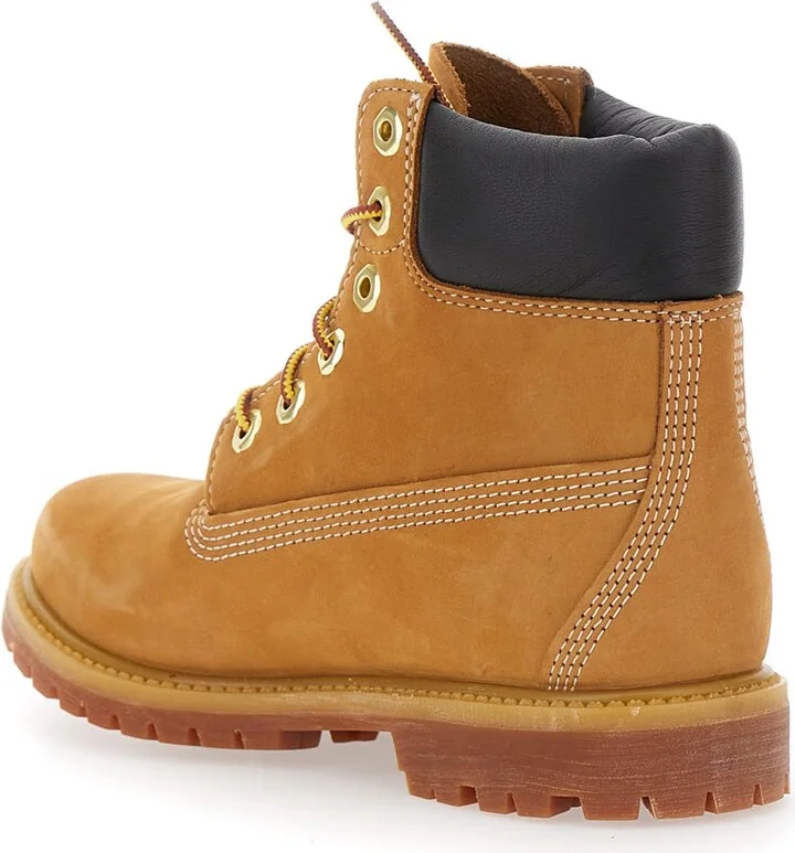 Beige Water-proof Boots With Logo In Nubuck Leather Woman - Image 3