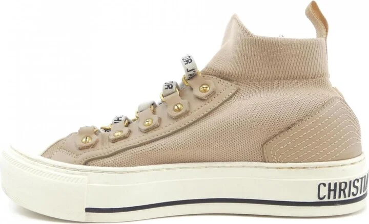 Beige White Sneakers (Pre-Owned) - Image 2