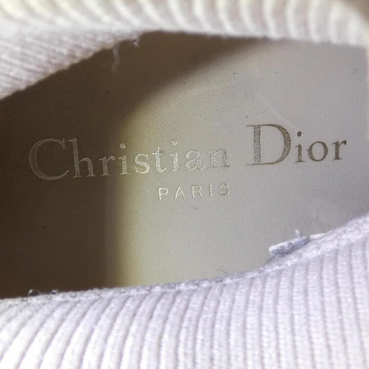 Beige White Sneakers (Pre-Owned) - Image 6