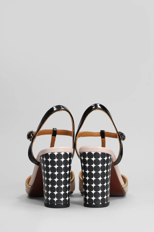 Bejo Sandals In Black Leather - Image 4