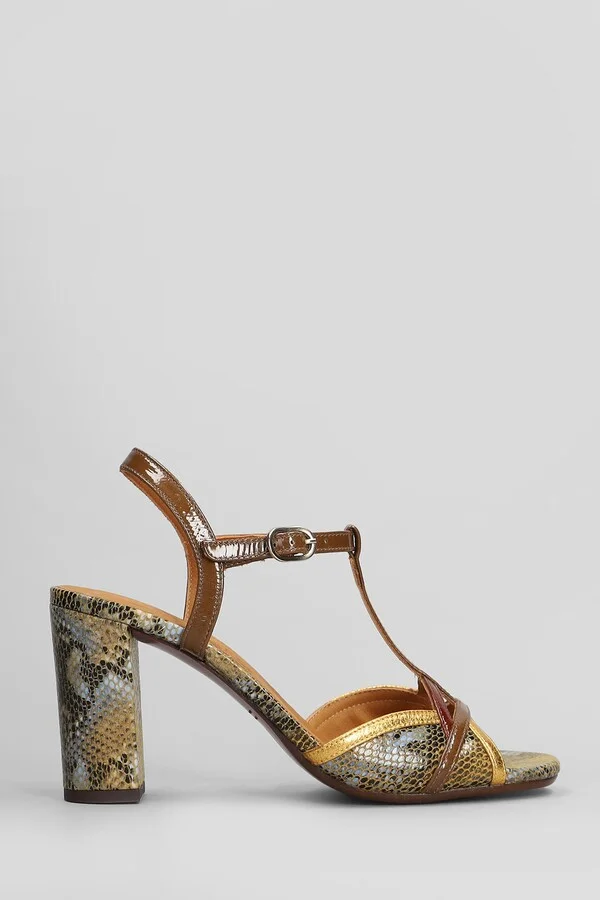 Bejo Sandals In Brown Leather