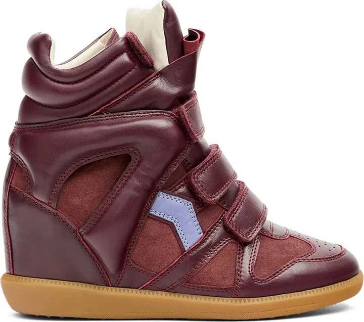 Bekett high-top wedge sneakers