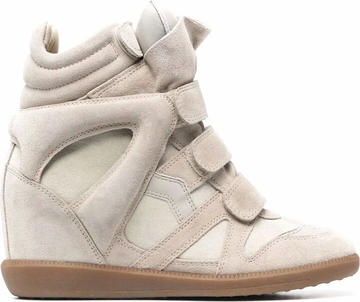 Bekett high-top wedge sneakers