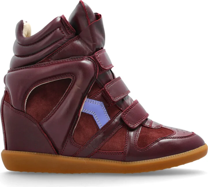 Bekett' Wedge Sneakers, , - Purple