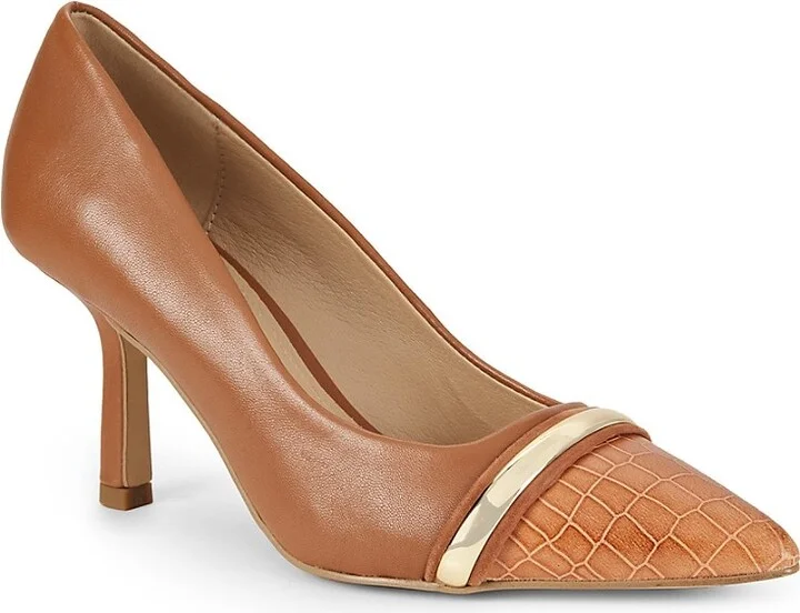 Bela 80MM Leather Pumps - Image 2