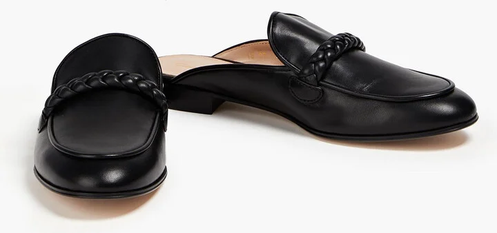 Belem braided leather mules - Image 2