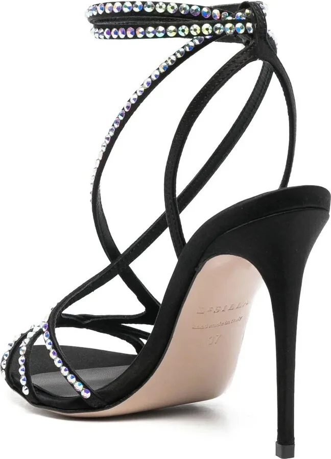 Belen 105mm crystal-embellished sandals - Image 3
