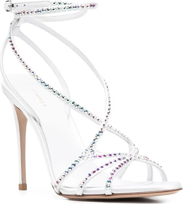 Belen 105mm crystal-embellished sandals - Image 2