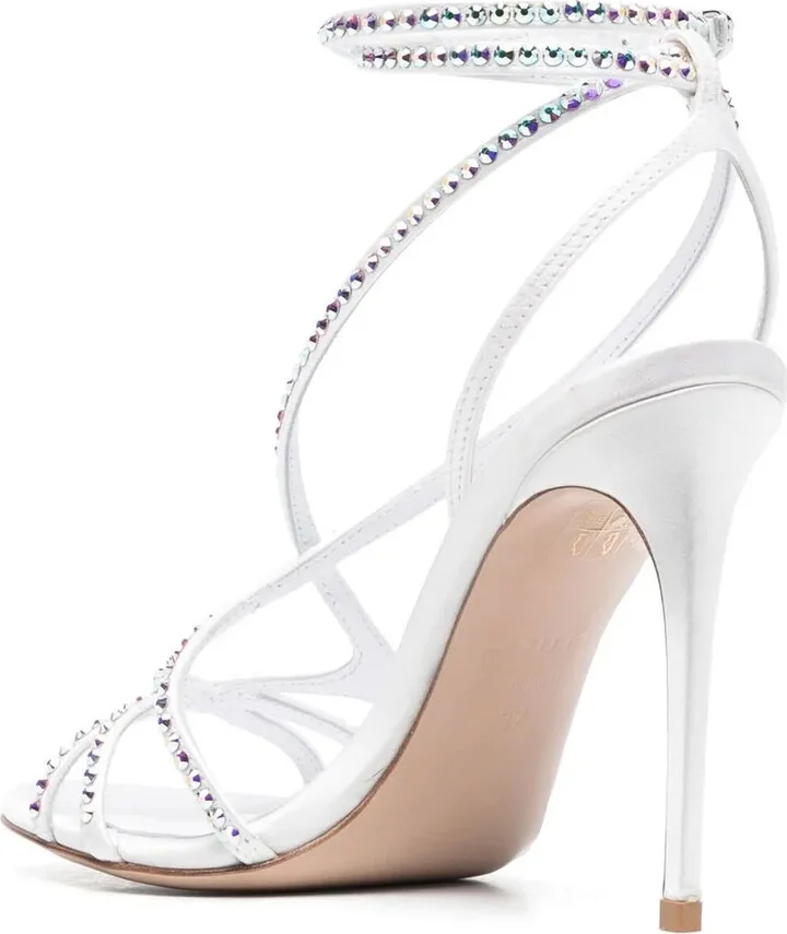 Belen 105mm crystal-embellished sandals - Image 3